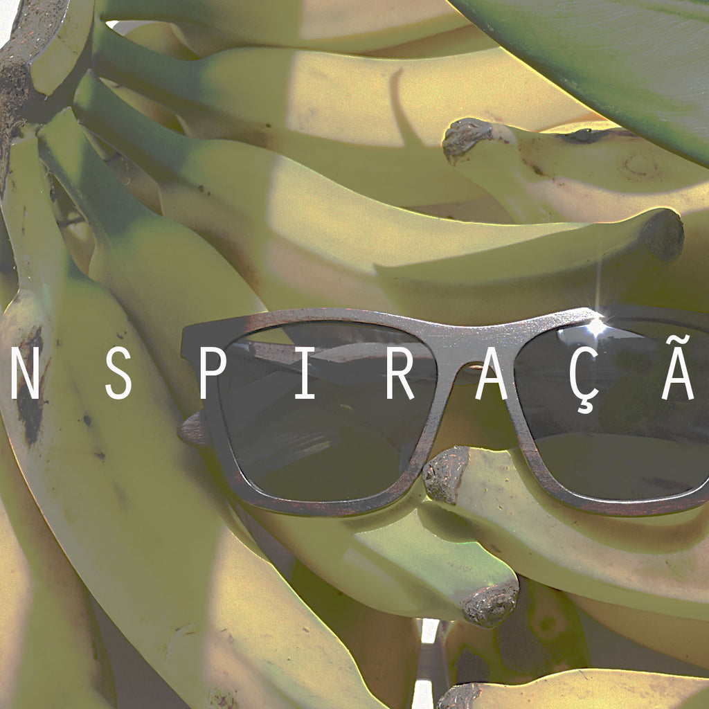 Inspiração - Fibras das Bananeiras - Allwood Óculos de Madeira