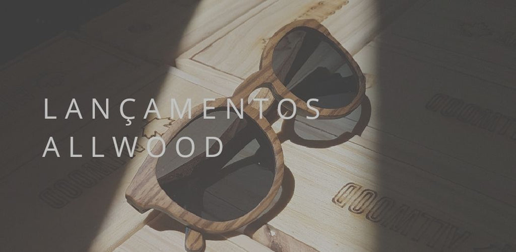 Nova Linha - Allwood Óculos de Madeira