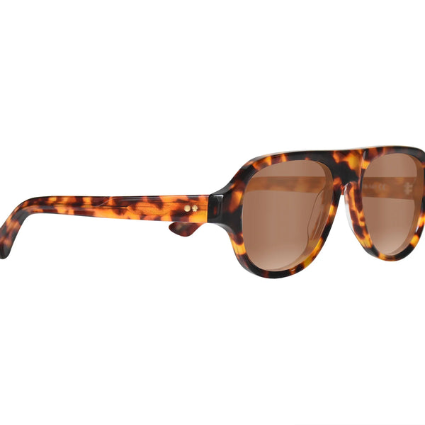 Óculos de sol navegador tortoise Vitara- Allwood - Bio Acetato