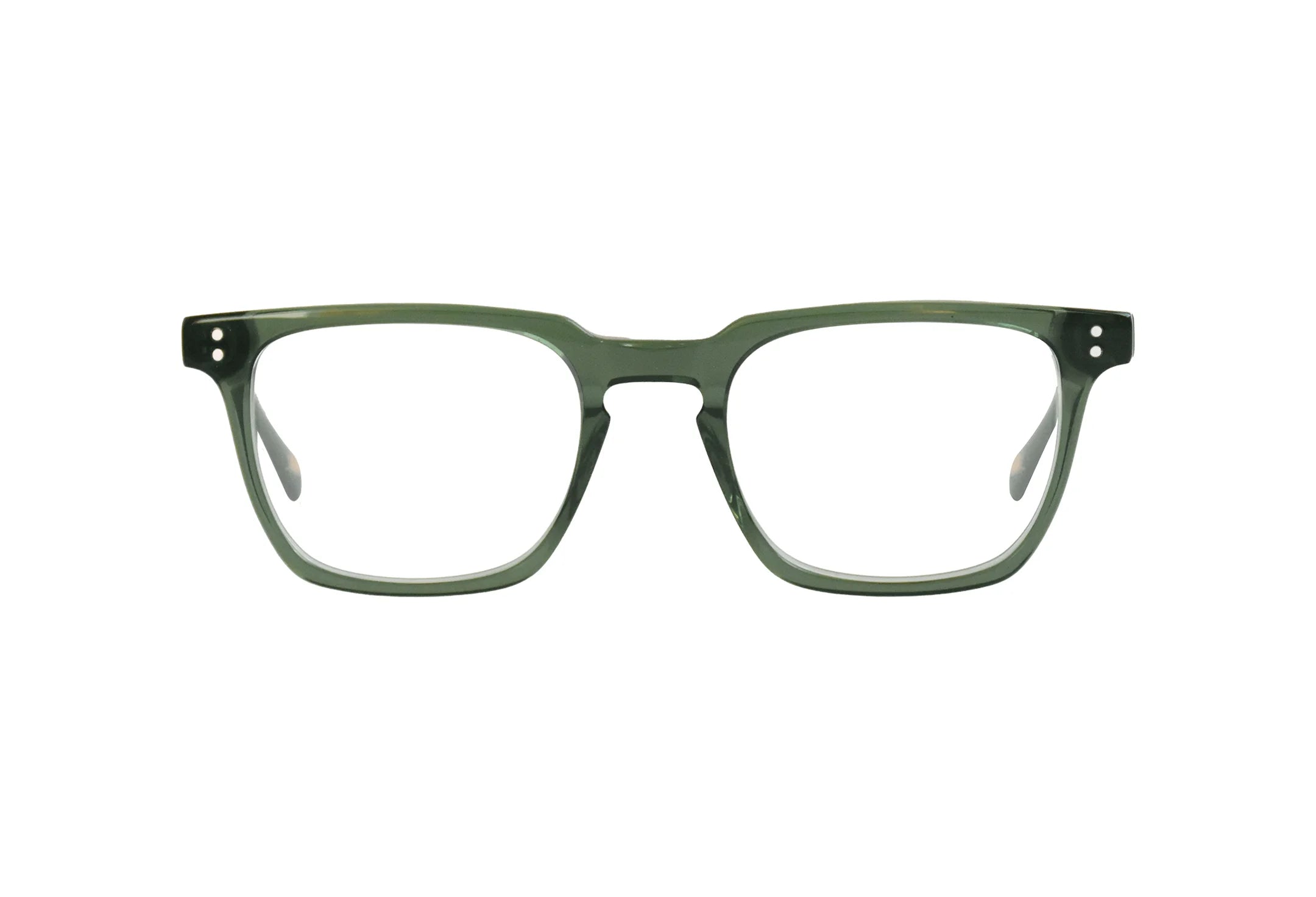 Óculos-de-grau-retangular-Side-verde-frente