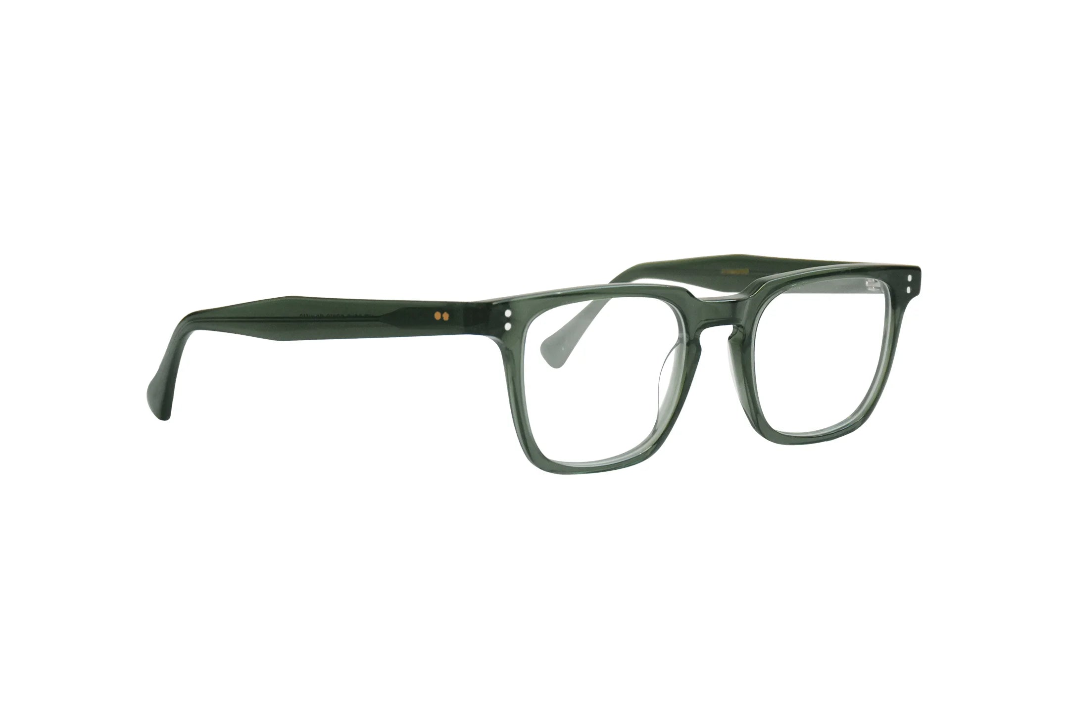 Óculos-de-grau-retangular-Side-verde-lado