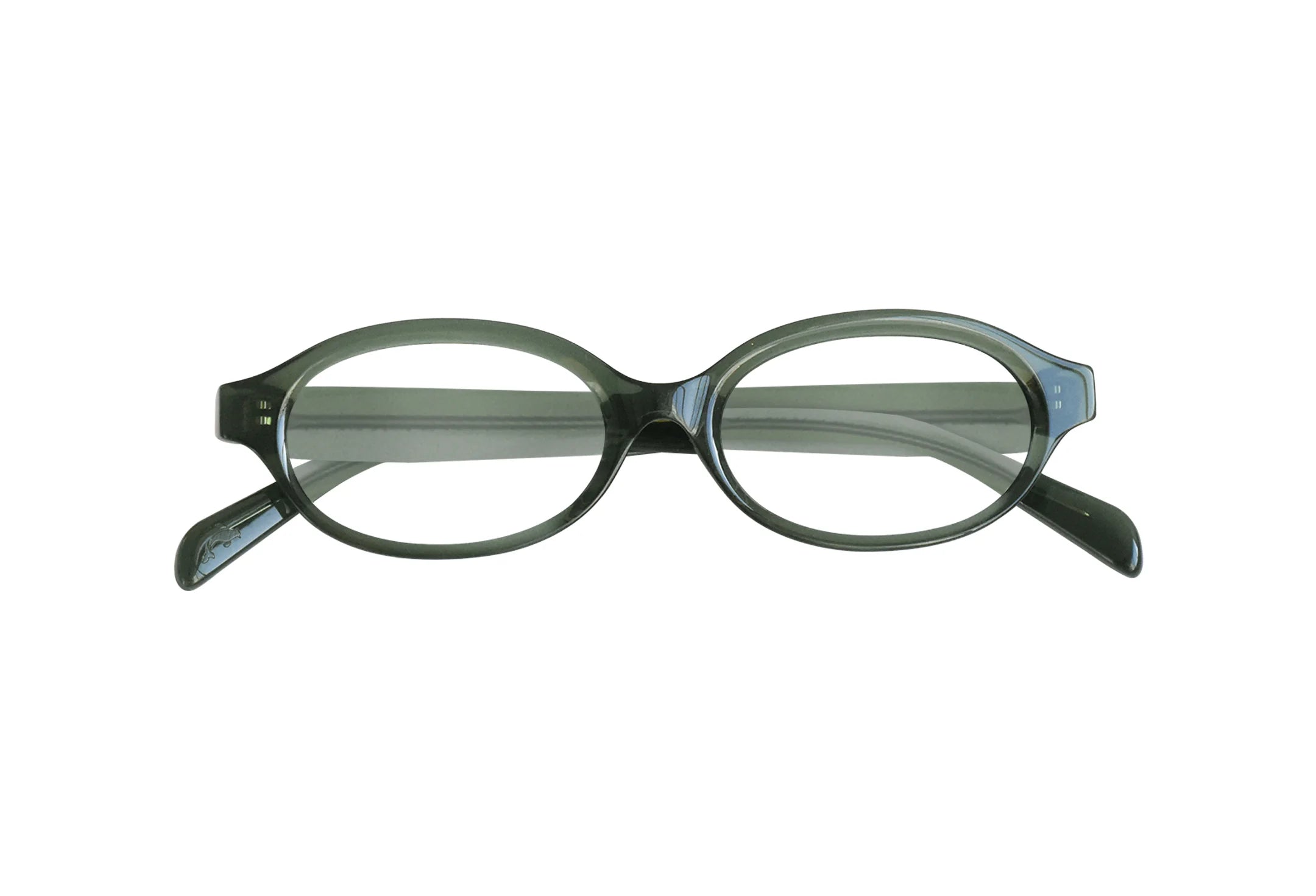 Óculos-de-grau-de-bio-acetato-oval-pequeno-Bru-Verde-foco