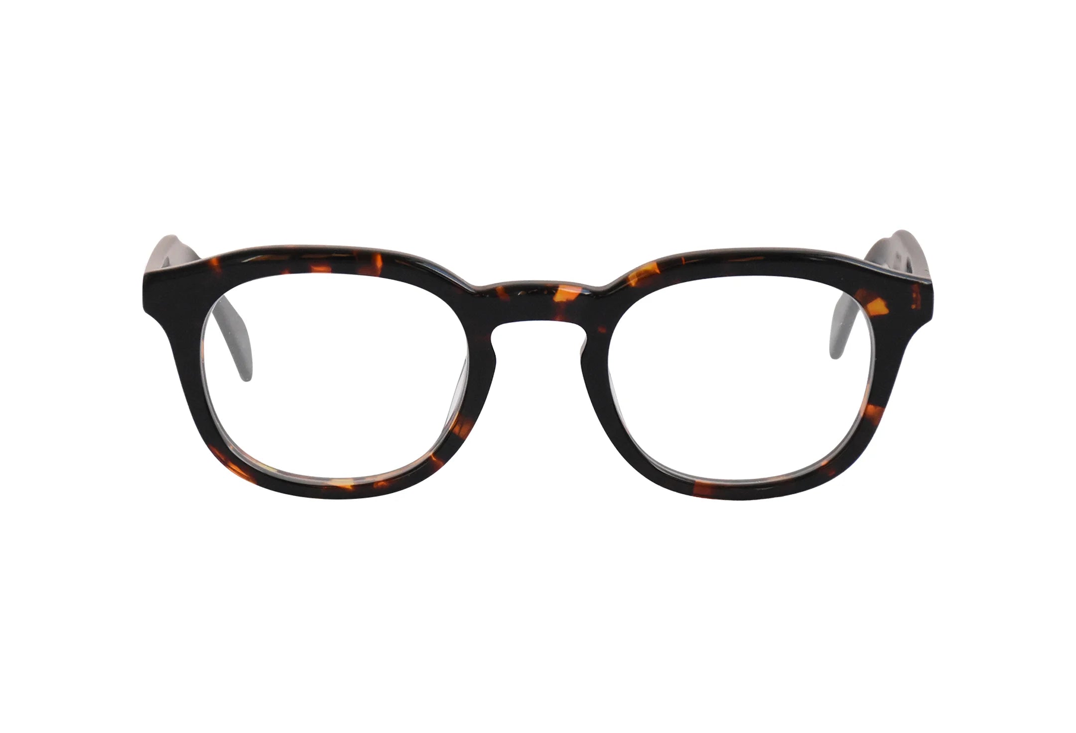 Óculos-de-grau-quadrado-de-bio-acetato-Caetano-Tortoise-frente