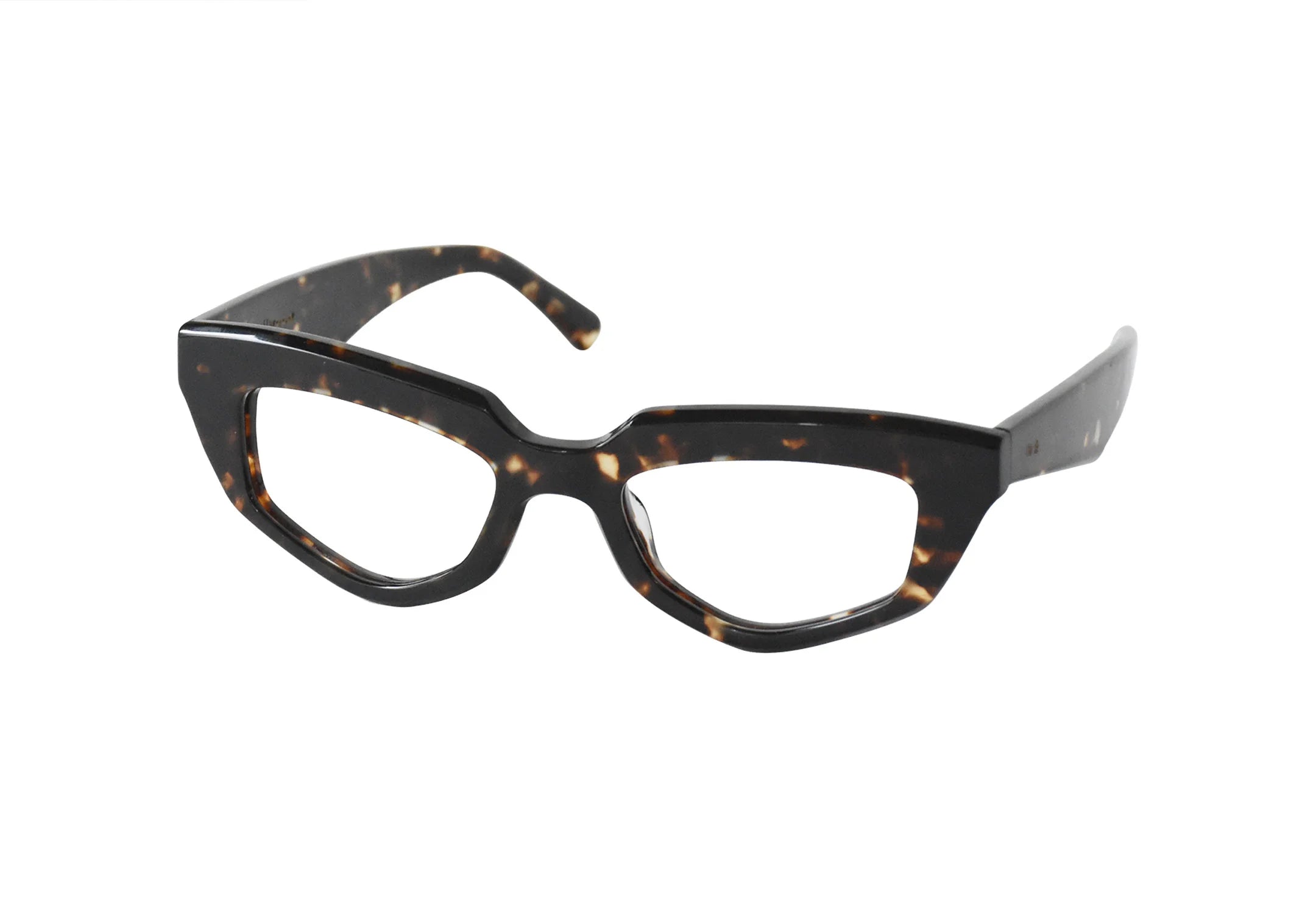 Óculos-geométrico-de-grau-tortoise-Dafne-lado