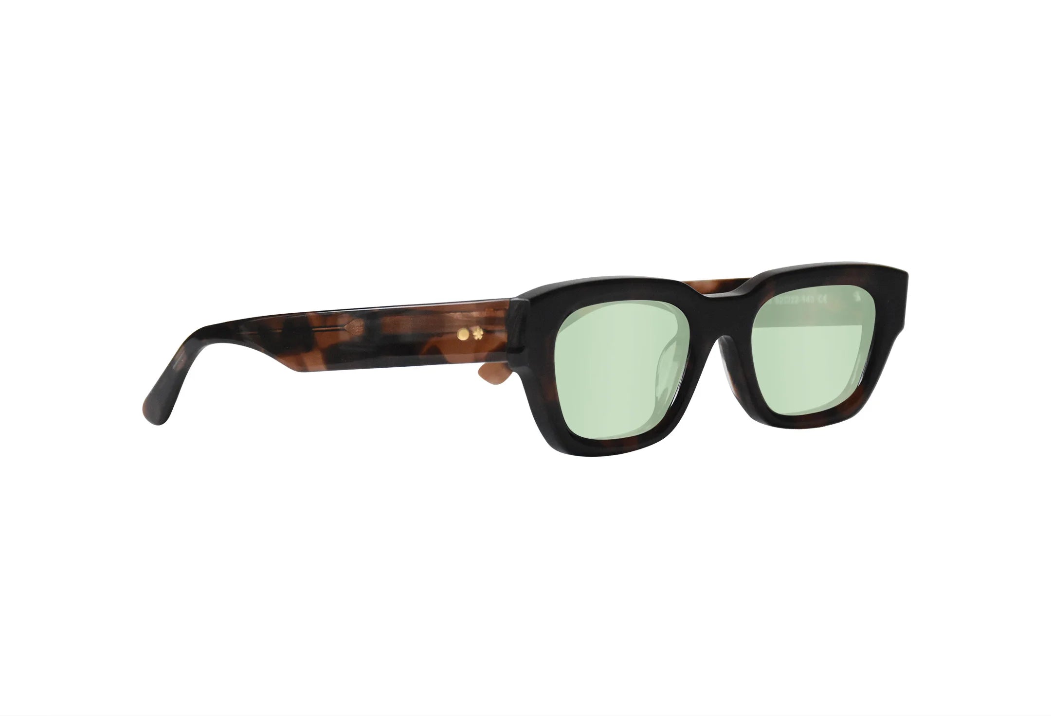 Óculos-de-sol-retangular-tortoise-Demétrius-lado