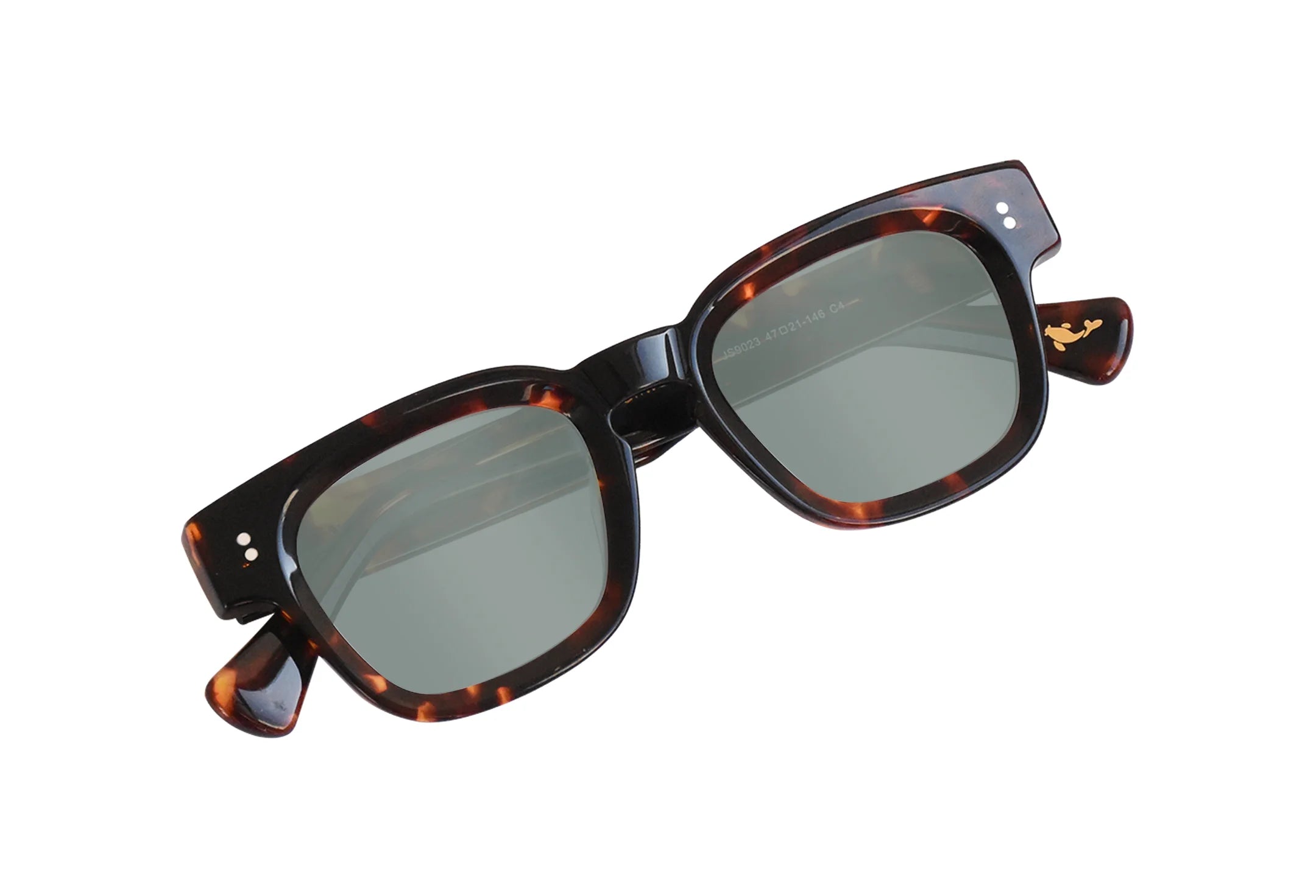 Óculos-de-bio-acetato-tortoise-de-sol-quadrado-Hadid-foco