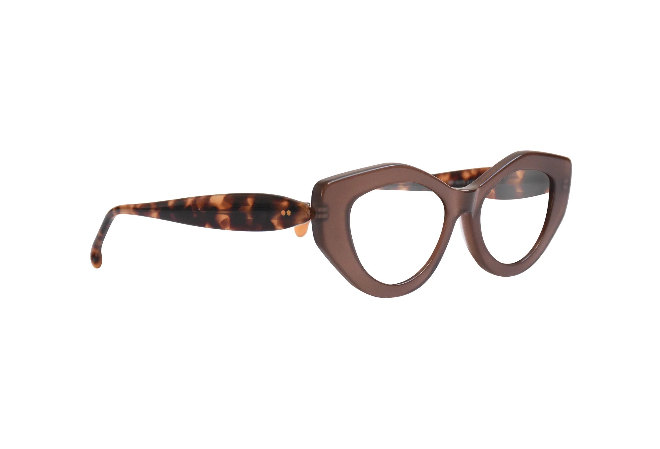 Óculos-de-grau-cat-eye-Olivia-marrom-lado