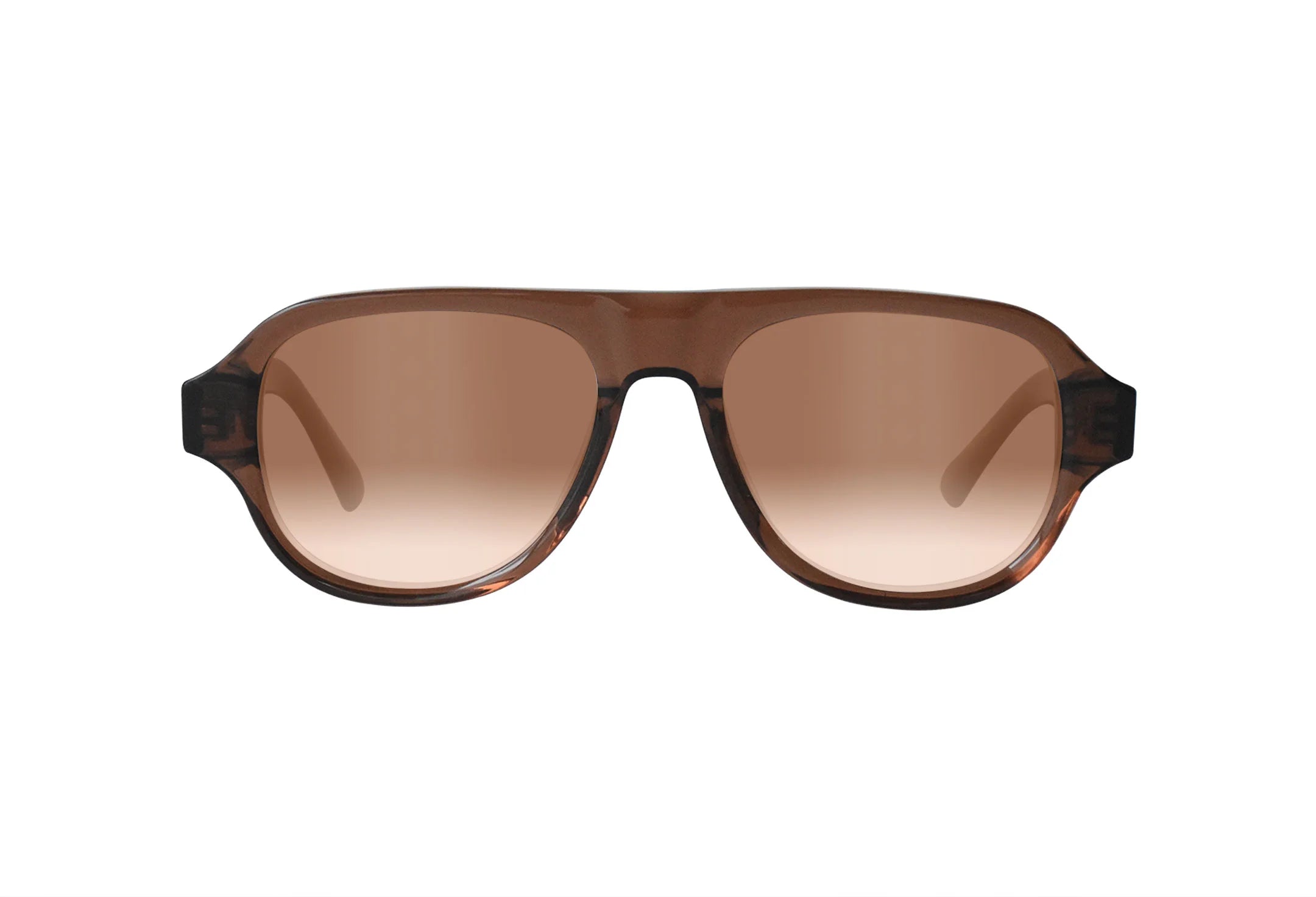 Óculos-de-sol-navegador-marrom-Vitara-frente