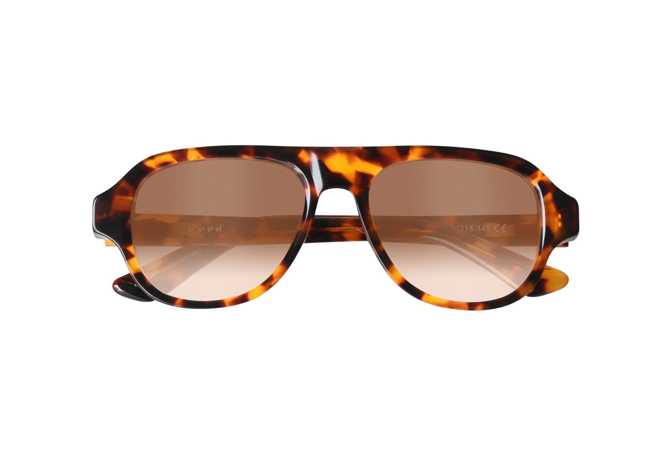 Óculos de sol navegador tortoise Vitara- Allwood - Bio Acetato Óculos de sol navegador tortoise Vitara- Allwood - Bio Acetato