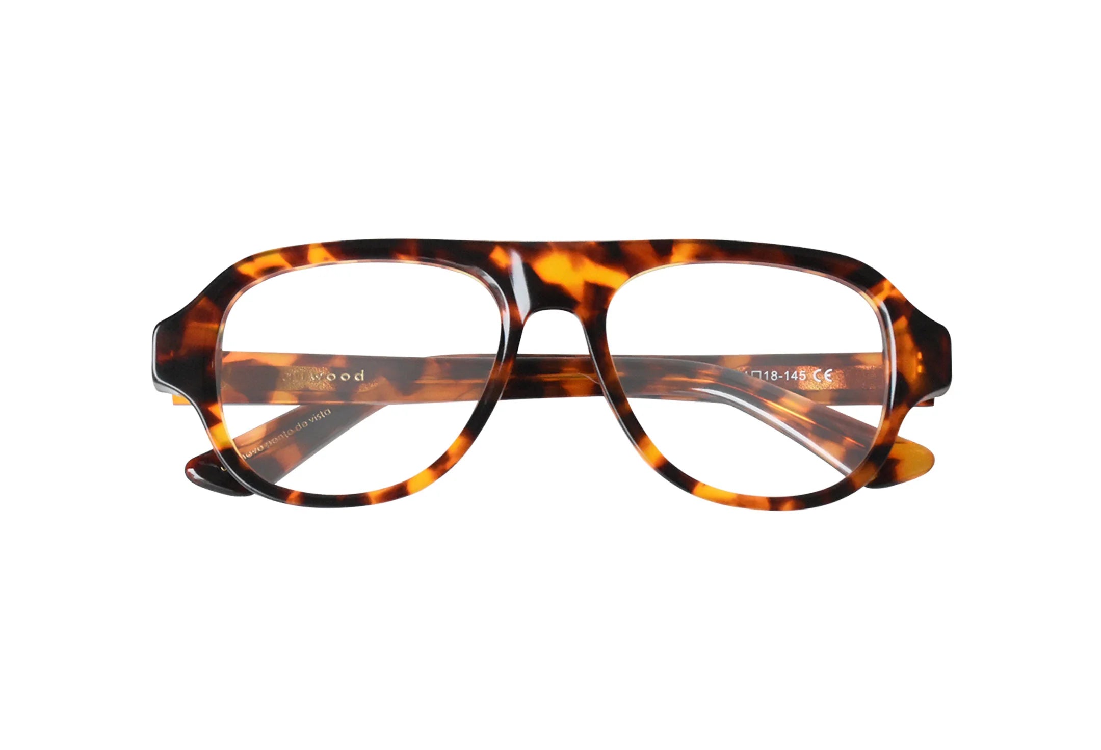 Óculos-de-grau-navegador-tortoise-Vitara-frente